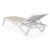 Pacific 3-pc Stacking Chaise Lounge Set White - Taupe ISP0893S-WHI-DVR #7