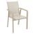 Pacific 5 Piece Dining Set with Extension Table and Sling Arm Chairs Taupe ISP0231S-DVR-DVR #2
