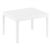 Pacific Balcony Set with Sky 24" Side Table White and Blue S023109-WHI-BLU #3