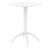 Pacific Bistro Set with Octopus 24" Round Table White and Taupe S023160-WHI-DVR #3