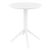 Pacific Bistro Set with Sky 24" Round Folding Table White S023121-WHI-WHI #3