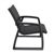 Pacific Club Arm Chair Black Frame with Black Sling ISP232-BLA-BLA #2
