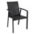 Pacific Dining Set with Sky 27" Square Table Black S023108-BLA-BLA #2