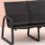 Pacific LoveSeat with Arms Black Frame with Black Sling ISP234-BLA-BLA #10