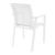 Pacific Sling Arm Chair White Frame White Sling ISP023-WHI-WHI #2