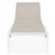 Pacific Stacking Sling Chaise Lounge White - Taupe ISP089-WHI-DVR #2