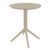 Paris Bistro Set with Sky 24" Round Folding Table Taupe S282121-DVR #3