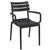 Paris Conversation Set with Ocean Side Table Black S282066-BLA #2