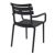 Paris Resin Outdoor Arm Chair Black ISP282-BLA #2