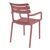 Paris Resin Outdoor Arm Chair Marsala ISP282-MSL #2