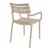 Paris Resin Outdoor Arm Chair Taupe ISP282-DVR #2