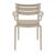 Paris Resin Outdoor Arm Chair Taupe ISP282-DVR #5