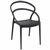 Pia Bistro Set with Octopus 24" Round Table Black S086160-BLA #2
