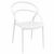 Pia Bistro Set with Sky 24" Square Folding Table White S086114-WHI #2