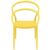 Pia Outdoor Dining Chair Yellow ISP086-YEL #4