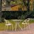 Pia Outdoor Dining Set with 2 Chairs White ISP7007S