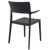 Plus Outdoor Dining Arm Chair Black ISP093-BLA #3