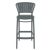 Portofino Outdoor Bar Stool Dark Gray ISP215-DGR #4