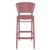 Portofino Outdoor Bar Stool Marsala ISP215-MSL #4