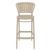 Portofino Outdoor Bar Stool Taupe ISP215-DVR #4