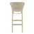 Portofino Outdoor Bar Stool Taupe ISP215-DVR #5