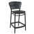 Portofino Patio Counter Stool Black ISP214