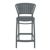 Portofino Patio Counter Stool Dark Gray ISP214-DGR #4