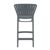 Portofino Patio Counter Stool Dark Gray ISP214-DGR #5
