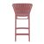 Portofino Patio Counter Stool Marsala ISP214-MSL #5