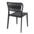 Portofino Patio Dining Side Chair Black ISP213-BLA #2