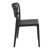Portofino Patio Dining Side Chair Black ISP213-BLA #3