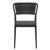Portofino Patio Dining Side Chair Black ISP213-BLA #4