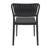 Portofino Patio Dining Side Chair Black ISP213-BLA #5