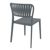 Portofino Patio Dining Side Chair Dark Gray ISP213-DGR #2