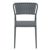 Portofino Patio Dining Side Chair Dark Gray ISP213-DGR #4