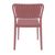 Portofino Patio Dining Side Chair Marsala ISP213-MSL #5