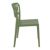 Portofino Patio Dining Side Chair Olive Green ISP213-OLG #3