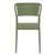 Portofino Patio Dining Side Chair Olive Green ISP213-OLG #4