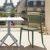 Portofino Patio Dining Side Chair Olive Green ISP213-OLG #7