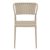 Portofino Patio Dining Side Chair Taupe ISP213-DVR #4