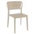 Portofino Patio Dining Side Chair Taupe ISP213