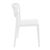 Portofino Patio Dining Side Chair White ISP213-WHI #3