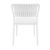 Portofino Patio Dining Side Chair White ISP213-WHI #5