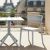 Portofino Patio Dining Side Chair White ISP213-WHI #7