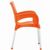 RJ Resin Outdoor Arm Chair Orange ISP043-ORA #3