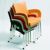 RJ Resin Outdoor Arm Chair Orange ISP043-ORA #4