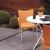 RJ Resin Outdoor Arm Chair Orange ISP043-ORA #6