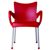 RJ Resin Outdoor Arm Chair Red ISP043-RED #2