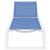 Rio Sling Pool Chaise White Frame Blue Sling ISP082-WHI-BLU #4