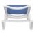 Rio Sling Pool Chaise White Frame Blue Sling ISP082-WHI-BLU #5